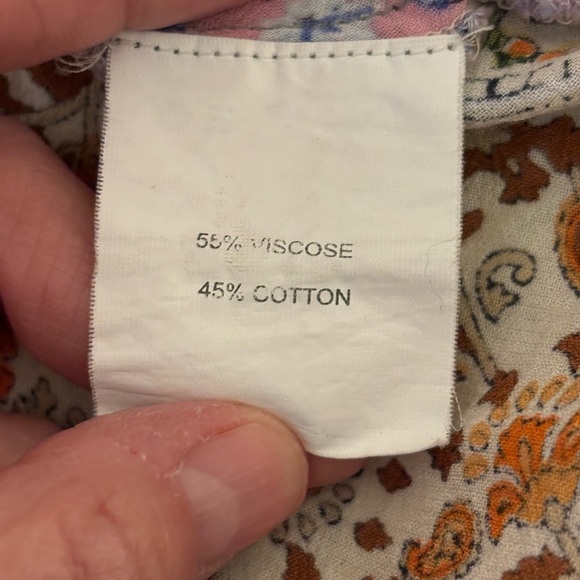 Ritu Kumar Colorful Floral Button Down Shirt - Picture 3 of 8